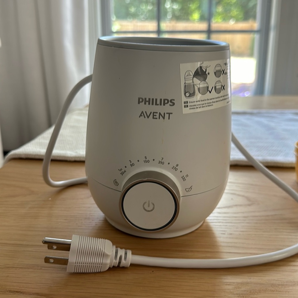 Phillips Avent bottle warmer